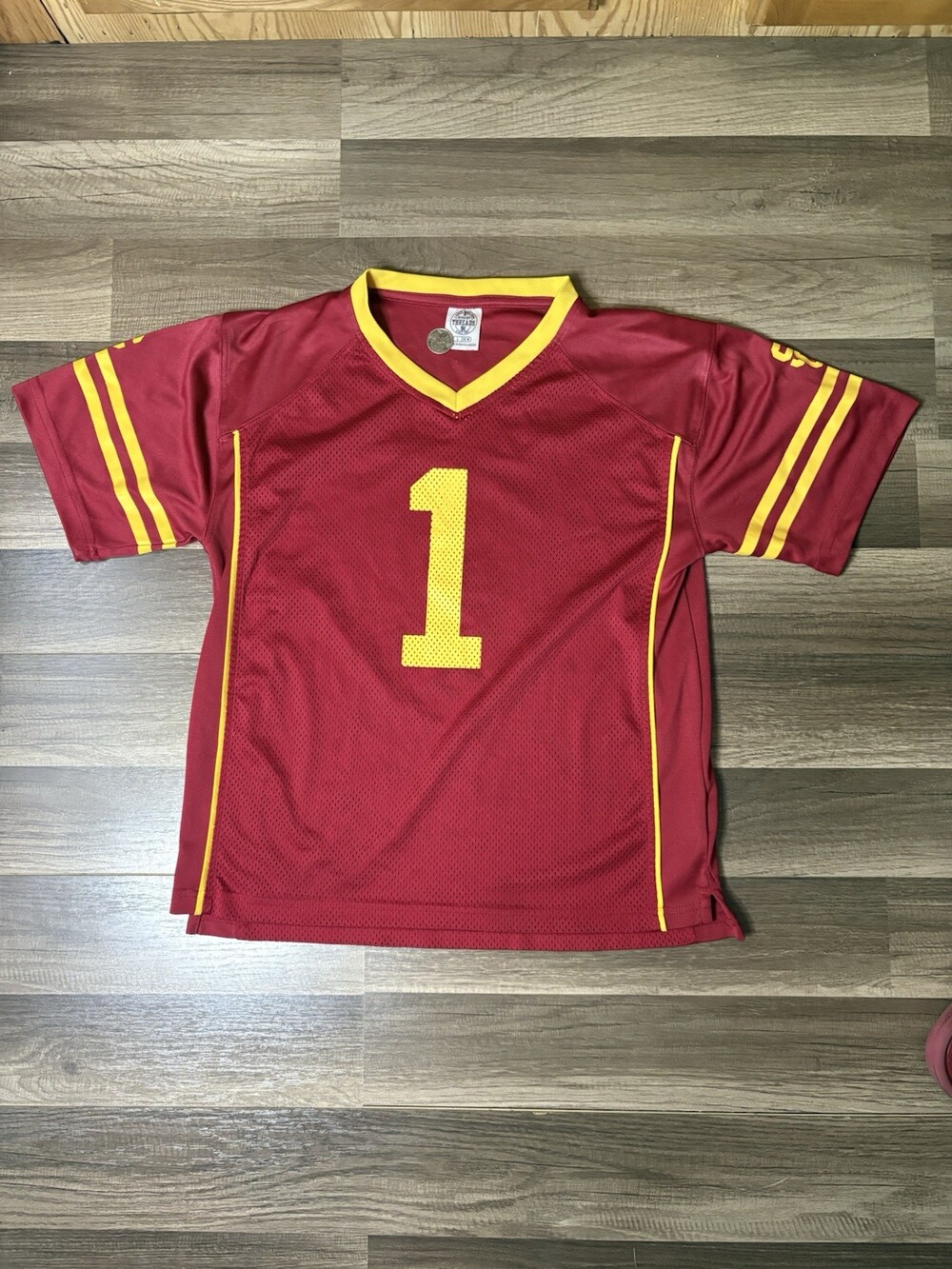 Rivalry Threads USCTrojans Jersey Size L 12/14#1 Red Football